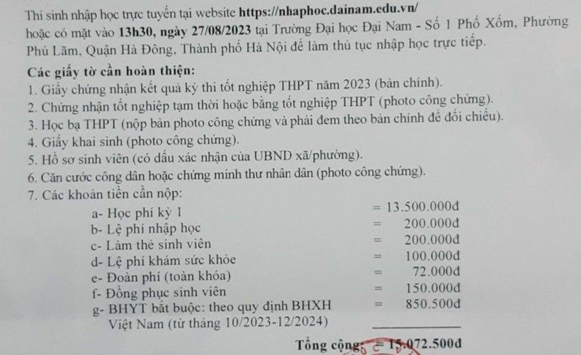 Lạm thu trong trường học: Giật m&igrave;nh với&hellip; phụ ph&iacute; - Ảnh 1.