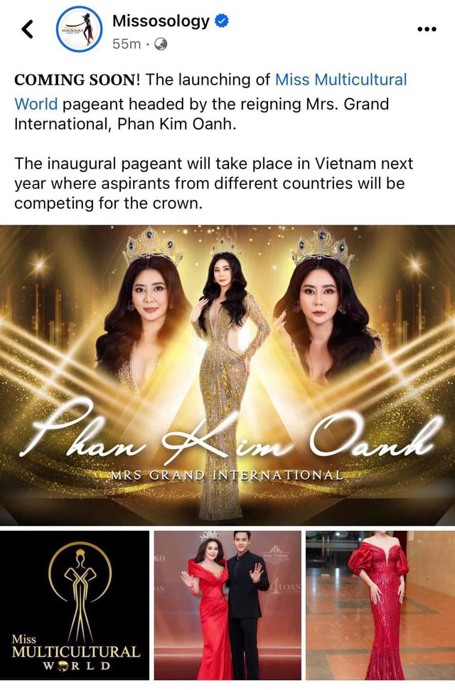 Việt Nam chuẩn bị có thêm một cuộc thi nhan sắc quốc tế do Hoa hậu Phan Kim Oanh làm chủ tịch - Ảnh 1.
