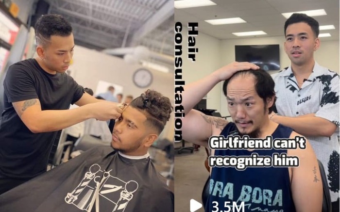 Anh thợ cắt tóc người Việt ở Hawaii sở hữu những clip “lột xác” triệu view