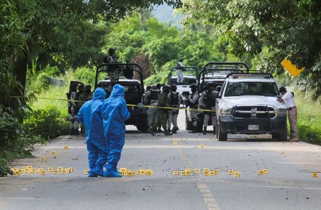 Mexico: Nhóm 13 cảnh sát thiệt mạng vì bị các tay súng phục kích - Ảnh 1.