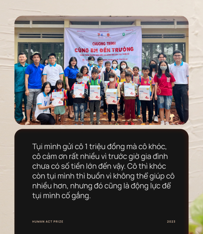Nam sinh viên thực hiện 27 dự án thiện nguyện với tổng kinh phí lên đến 10 tỷ đồng: “Mình làm vì trải nghiệm, không làm cho đẹp CV” - Ảnh 4. Nam sinh viên thực hiện 27 dự án thiện nguyện với tổng kinh phí lên đến 10 tỷ đồng: “Mình làm vì trải nghiệm, không làm cho đẹp CV” - Ảnh 4.