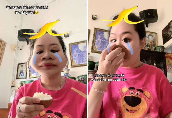 Mẹ nấu mâm cơm tí hon cho cả gia đình, con gái "dở khóc dở cười" nhưng dân mạng lại khen ngợi vì điều này - Ảnh 2. Mẹ nấu mâm cơm tí hon cho cả gia đình, con gái "dở khóc dở cười" nhưng dân mạng lại khen ngợi vì điều này - Ảnh 2.