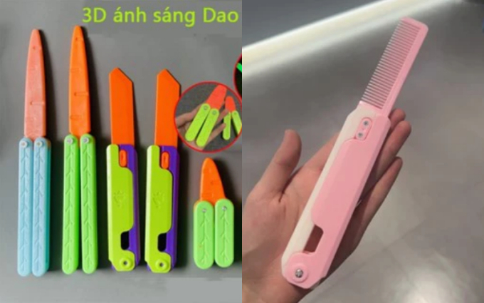"Dao cà rốt vô tri" bán tràn lan trên "chợ mạng" gây sốt với học sinh: Kích thích xu hướng bạo lực dưới vỏ bọc đồ chơi? - Ảnh 3. "Dao cà rốt vô tri" bán tràn lan trên "chợ mạng" gây sốt với học sinh: Kích thích xu hướng bạo lực dưới vỏ bọc đồ chơi? - Ảnh 3.
