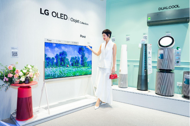 Hứa Vĩ Văn và Cô Em Trendy Khánh Linh đắm chìm trong BST thiết bị công nghệ đầy tính nghệ thuật LG Objet - Ảnh 2.