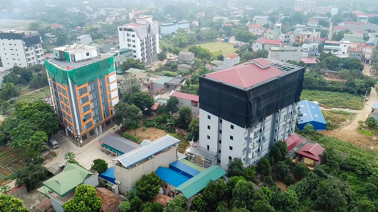 Hàng loạt chung cư mini ở huyện Thạch Thất bất ngờ trùm mền - Ảnh 3.