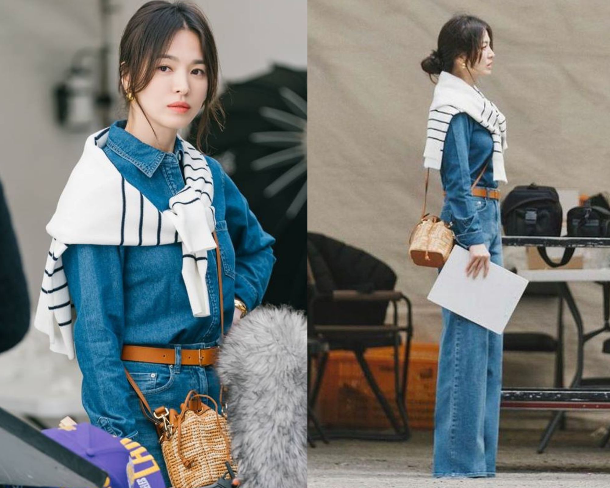 Song Hye Kyo mặc quần jeans đẹp từ phim ra ngoài đời, ngắm là muốn học hỏi - Ảnh 2.