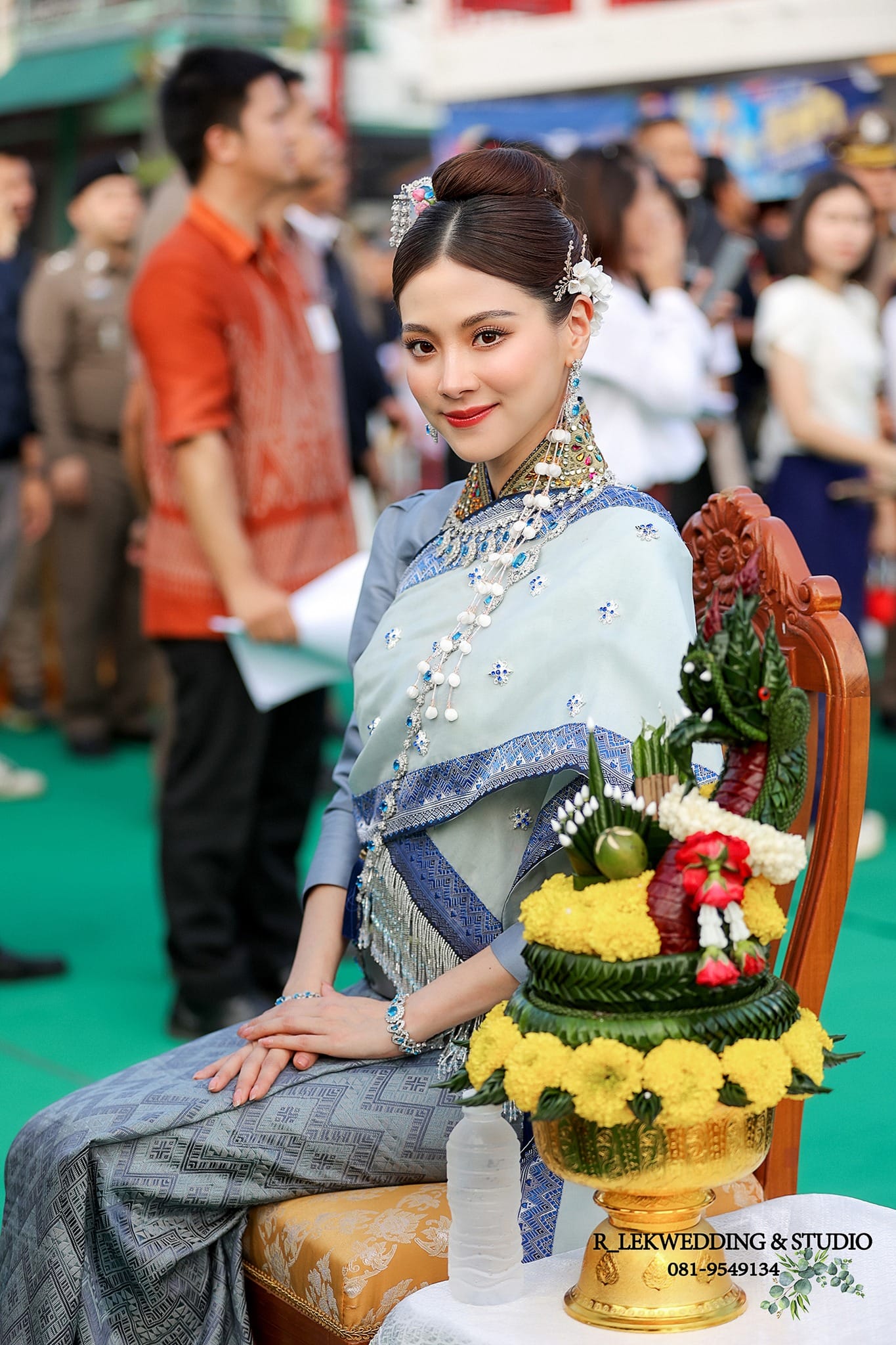 Baifern Pimchanok đẹp xuất thần khi diện trang phục truyền thống, sắc vóc qua cam thường càng nhìn càng mê - Ảnh 5.