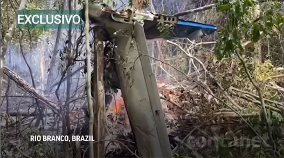 Rơi máy bay ở Brazil, toàn bộ người trên khoang thiệt mạng - Ảnh 1.