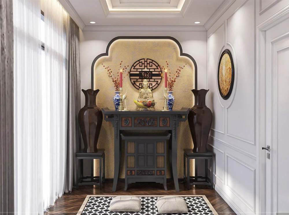 Tư vấn thiết kế và bố trí nội thất nhà 1 tầng cho gia đình 3 người ở Nam Định - Ảnh 9.