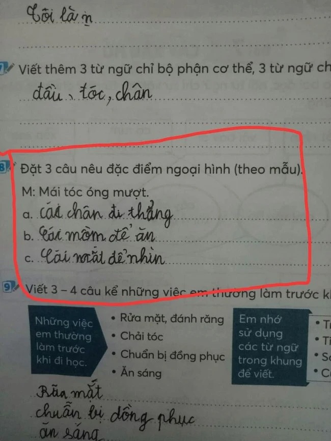 Học sinh đặt câu với từ phức khiến cô giáo tá hỏa: Mới chút tuổi mà đã triết lý thế này! - Ảnh 2. Học sinh đặt câu với từ phức khiến cô giáo tá hỏa: Mới chút tuổi mà đã triết lý thế này! - Ảnh 2.