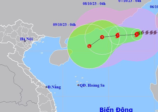 Thông tin mới nhất về cơn bão số 4 - Ảnh 1.