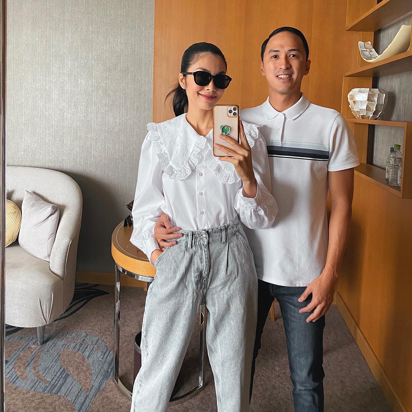 Thời trang cặp đôi sang xịn mịn của Tăng Thanh Hà và Louis Nguyễn - Ảnh 9.