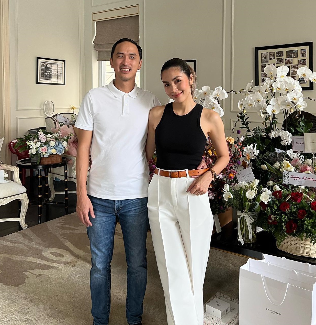 Thời trang cặp đôi sang xịn mịn của Tăng Thanh Hà và Louis Nguyễn - Ảnh 6.