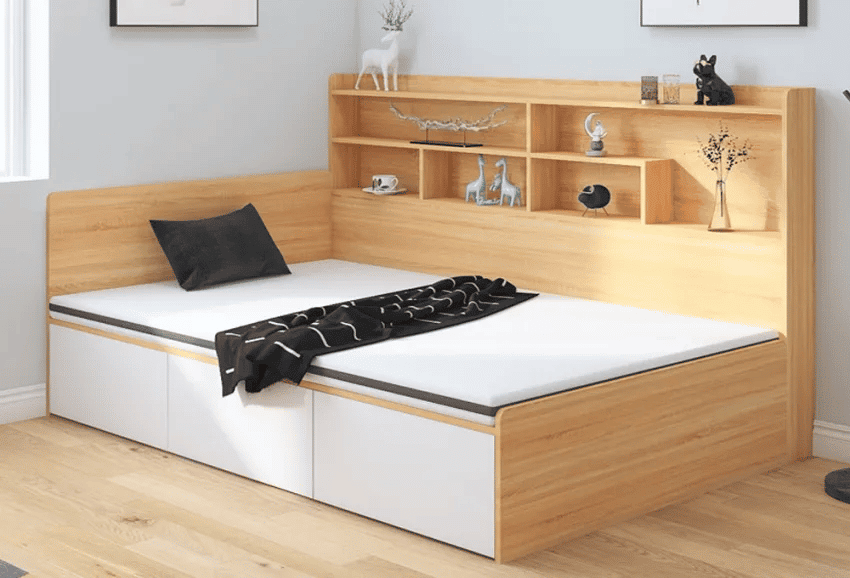 3 cách giúp bạn tăng thêm không gian lưu trữ cho phòng ngủ nhỏ - Ảnh 1.