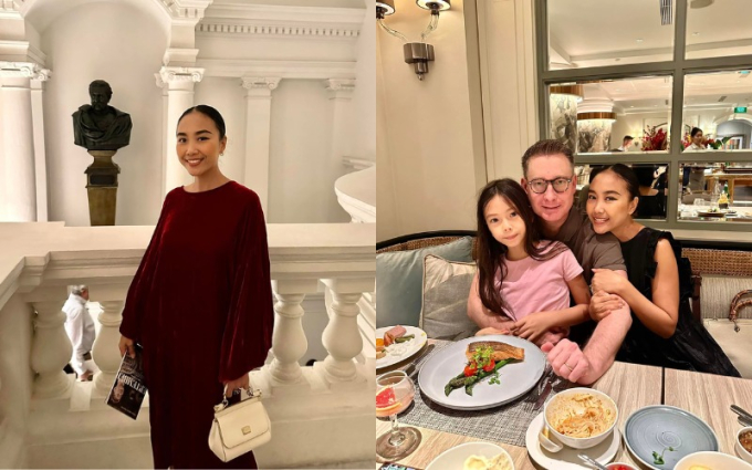 Mê cách chị đẹp Đoan Trang khoe nhà ở Singapore: Căn bếp &quot;triệu đô&quot; chồng Tây tự thiết kế, tủ đồ hiệu nhiều món độc lạ - Ảnh 1.