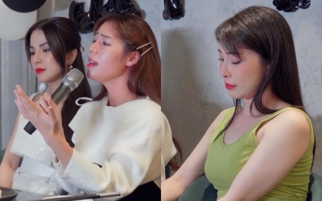Diệp Lâm Anh - Quỳnh Nga bật khóc khi ngồi cùng nhau: Hôn nhân dang dở đều liên quan đến một nhân vật
