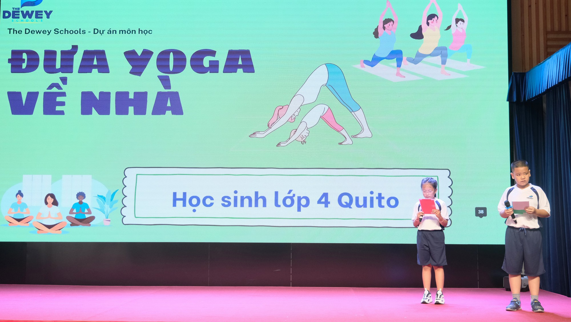 Học sinh lớp 4 "Đưa yoga về nhà" tạo cơ hội gắn kết gia đình - Ảnh 3. Học sinh lớp 4 "Đưa yoga về nhà" tạo cơ hội gắn kết gia đình - Ảnh 3.