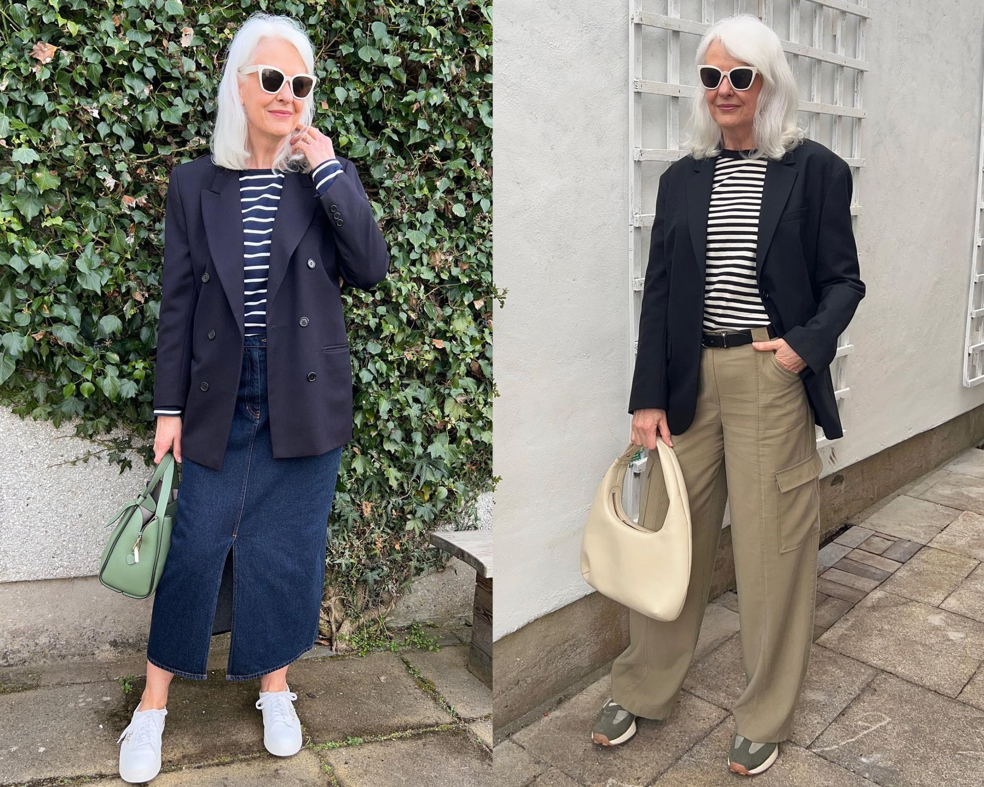 Fashion blogger 60 tuổi mặc đẹp và trẻ trung nhờ 5 món thời trang cơ bản - Ảnh 2.