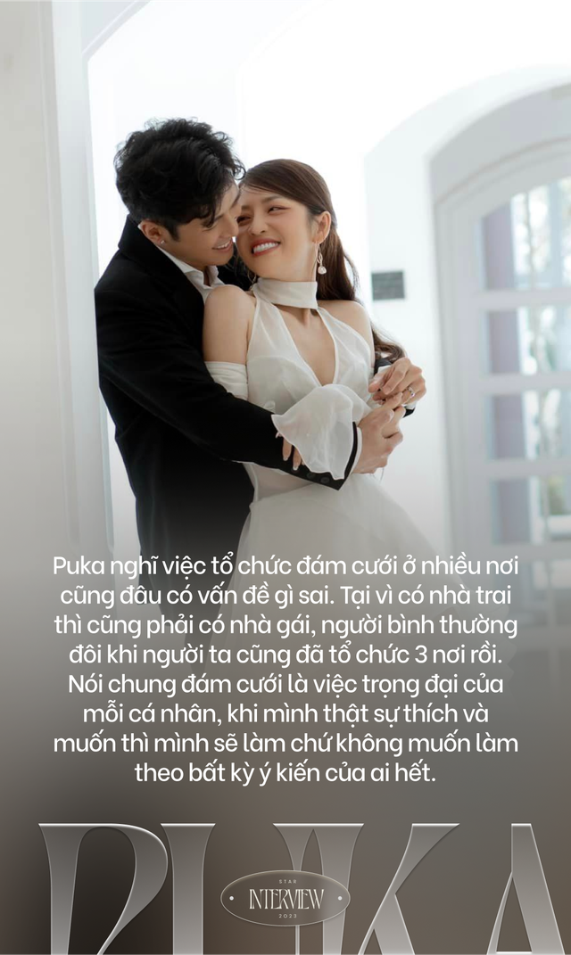 Puka và Gin Tuấn Kiệt: Cưới nhiều đâu có sai, nếu muốn làm hình ảnh thì hai đứa đã tổ chức nhiều hơn nữa rồi - Ảnh 4.