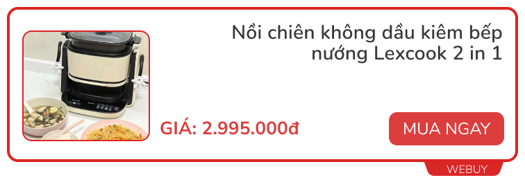 3 mẫu nồi chiên không dầu ít người biết: Tích hợp nồi áp suất lẫn bếp nướng, có loại chia sẵn 2 ngăn tiện lợi - Ảnh 2.