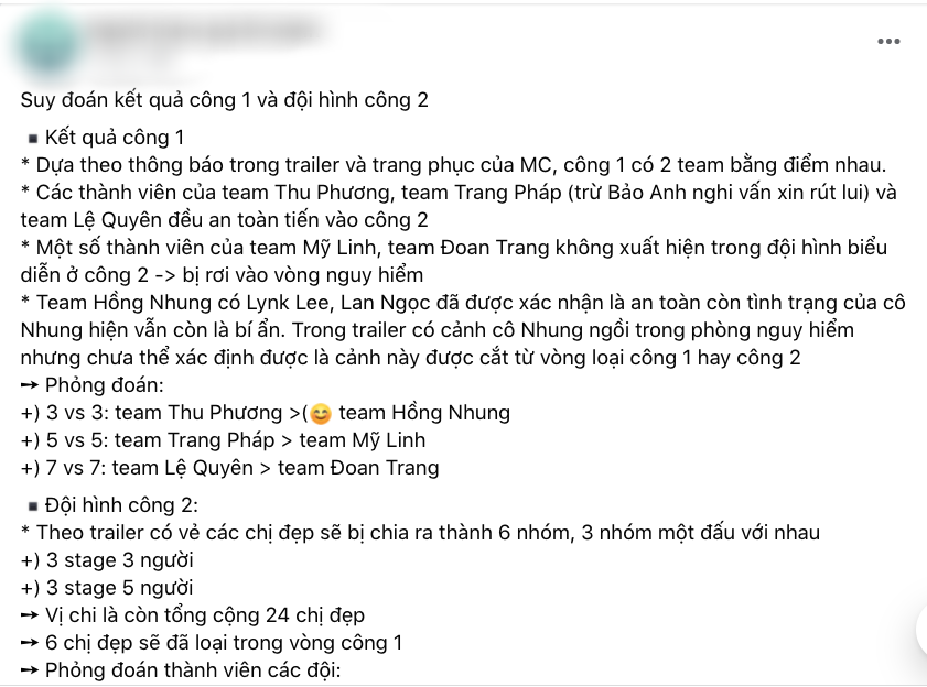 Rò rỉ kết quả công diễn 1: Đội Mỹ Linh - Hồng Nhung thua trắng, mẹ 4 con đình đám bị loại thẳng? - Ảnh 2.