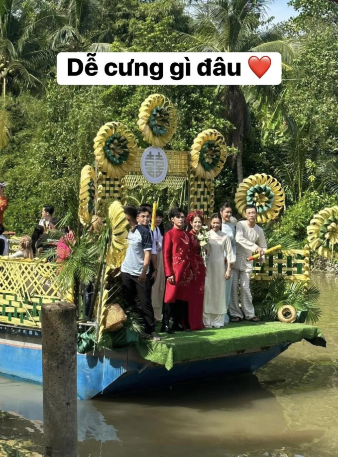 Sao Vbiz "quậy bung nóc" ở đám cưới Đồng Tháp của Puka: Hoà Minzy đứng bàn DJ, BB Trần - Hải Triều đã lên đồ bà ba! - Ảnh 6. Sao Vbiz "quậy bung nóc" ở đám cưới Đồng Tháp của Puka: Hoà Minzy đứng bàn DJ, BB Trần - Hải Triều đã lên đồ bà ba! - Ảnh 6.