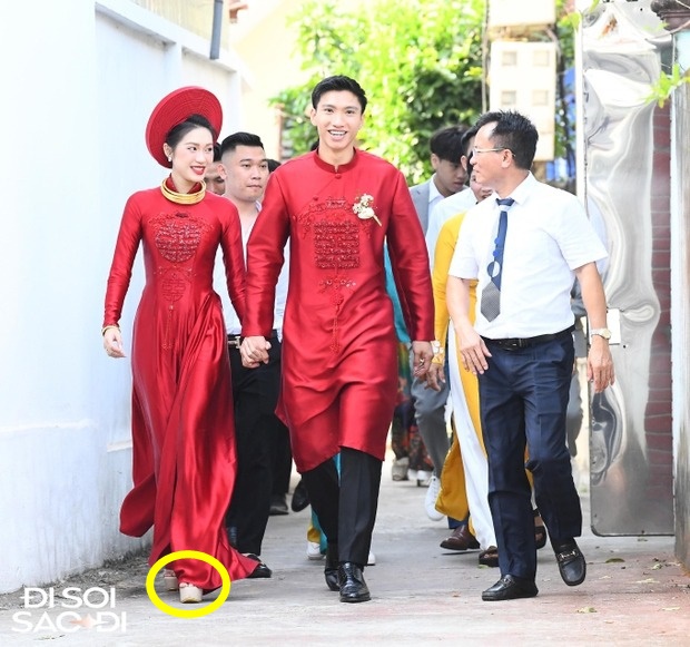 Hé lộ hậu trường thử váy cưới Doãn Hải My và Đoàn Văn Hậu, netizen “soi” cận vòng 2 lùm lùm của cô dâu- Ảnh 7.