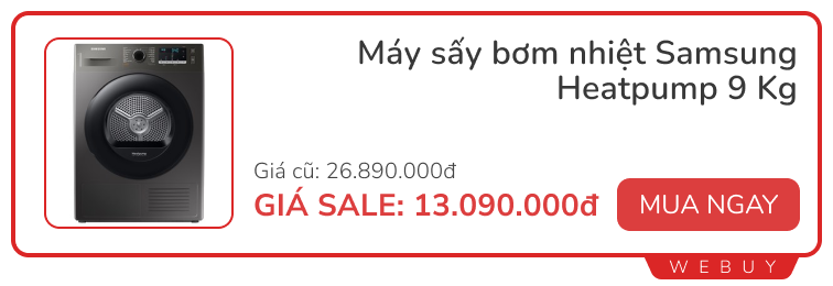 Thời điểm thích hợp để mua máy sấy quần áo: mẫu mã đa dạng, các hãng tung deal giảm giá sâu - Ảnh 8.