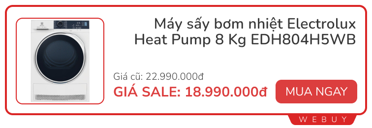 Thời điểm thích hợp để mua máy sấy quần áo: mẫu mã đa dạng, các hãng tung deal giảm giá sâu - Ảnh 7.