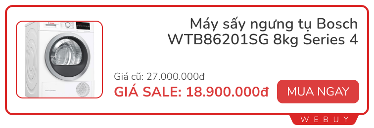 Thời điểm thích hợp để mua máy sấy quần áo: mẫu mã đa dạng, các hãng tung deal giảm giá sâu - Ảnh 6.