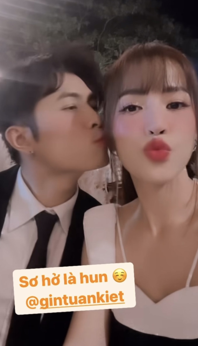 Gin Tuấn Kiệt gia nhập hội nghiện vợ, sơ hở là làm hành động ngọt ngào này với Puka - Ảnh 2. Gin Tuấn Kiệt gia nhập hội nghiện vợ, sơ hở là làm hành động ngọt ngào này với Puka - Ảnh 2.