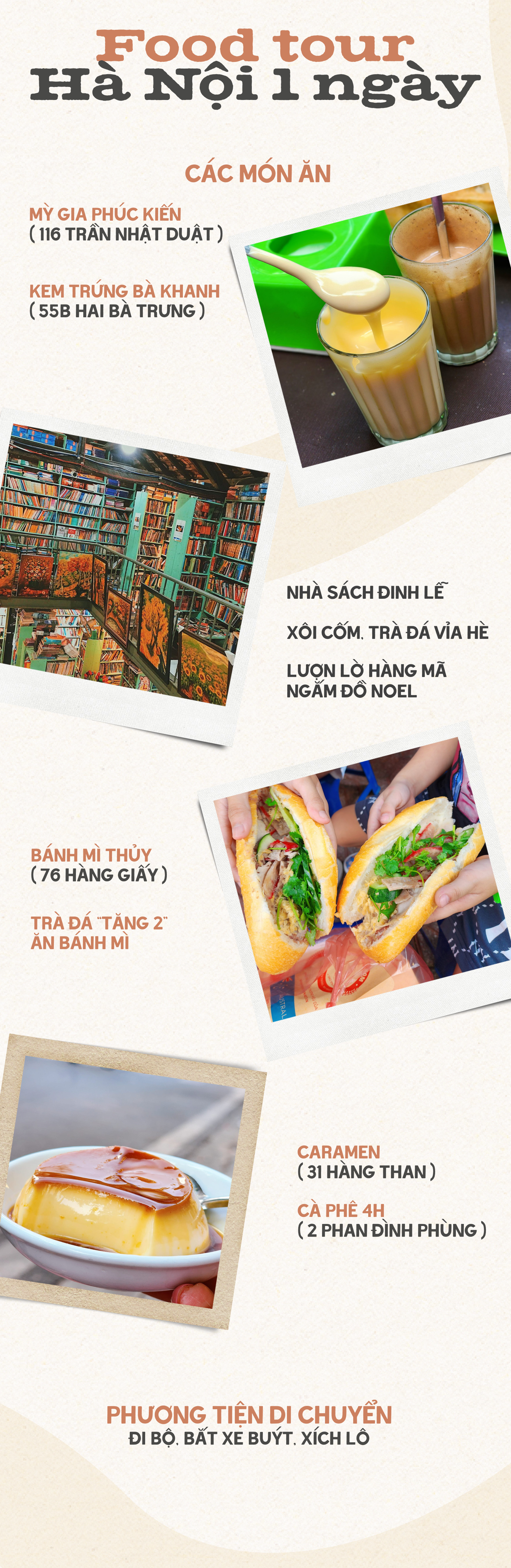 Bà mẹ 8X gợi ý lịch trình một ngày “food tour Hà Nội” cùng 2 con - Ảnh 1.