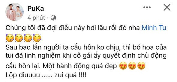 Dàn sao rần rần khi Minh Tú sắp kết hôn: Hòa Minzy hẹn học tiếng Đức, Puka tiết lộ bí mật chấn động - Ảnh 5.