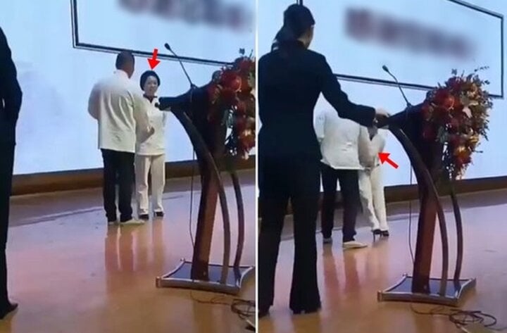 M&agrave;n điểm huyệt r&ugrave;ng rợn của v&otilde; sư khiến người phụ nữ đau đớn ng&atilde; bật ngửa - Ảnh 1.