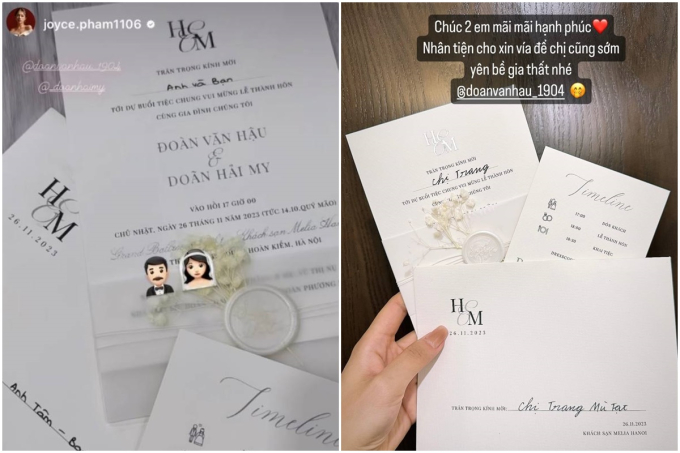 Dự đoán dàn khách mời nổi tiếng tham dự đám cưới sắp tới Đoàn Văn Hậu và Doãn Hải My tại Hà Nội - Ảnh 2. Dự đoán dàn khách mời nổi tiếng tham dự đám cưới sắp tới Đoàn Văn Hậu và Doãn Hải My tại Hà Nội - Ảnh 2.