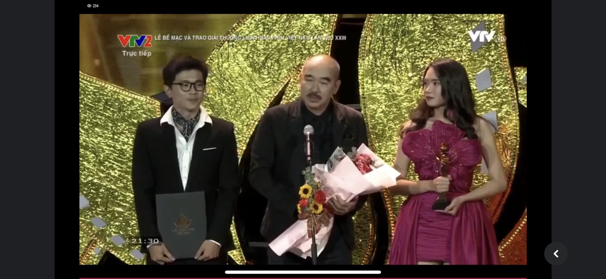 Tro Tàn Rực Rỡ đại thắng Bông Sen Vàng, Thái Hòa tiếp tục nhận thêm giải diễn xuất - Ảnh 2.