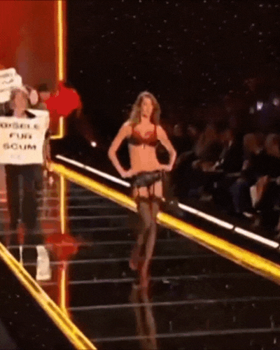 Màn catwalk &quot;bơ đẹp&quot; đoàn người biểu tình của cựu thiên thần Victoria's Secret viral trở lại trên MXH - Ảnh 2.
