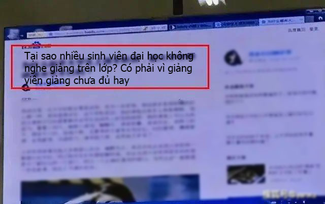 Nữ giảng viên quên không tắt máy tính, lịch sử tìm kiếm hiện trên màn hình khiến sinh viên xấu hổ, ngượng chín mặt - Ảnh 1.