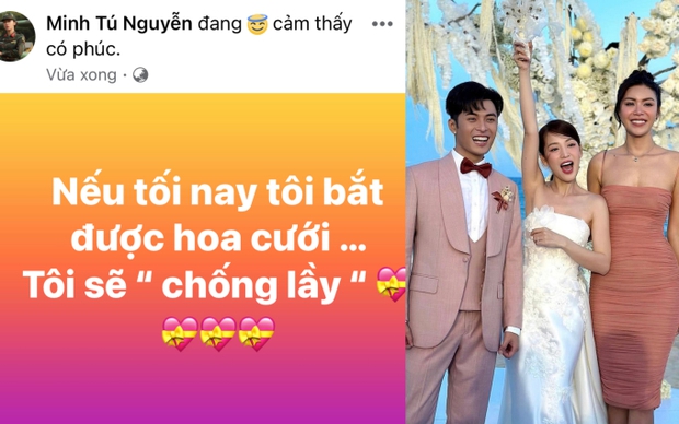 Sau tuyên bố chắc nịch chuẩn bị kết hôn, Minh Tú để lộ vòng 2 lùm lùm khi dự tiệc cưới - Ảnh 5.
