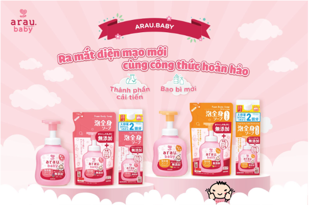 Thay diện mạo mới, thêm trải nghiệm mới cùng sữa tắm arau baby - Ảnh 1. Thay diện mạo mới, thêm trải nghiệm mới cùng sữa tắm arau baby - Ảnh 1.