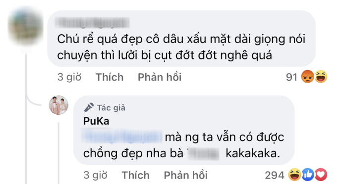 Đăng ảnh cưới nhưng bị netizen kém duyên chê xấu hơn Gin Tuấn Kiệt, Puka có màn đáp trả 10 điểm - Ảnh 3.