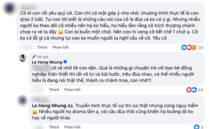 Hồng Nhung lên tiếng khi khán giả nhắc nhở thái độ trịch thượng ở &quot;Chị đẹp đạp gió rẽ sóng&quot; - Ảnh 2.