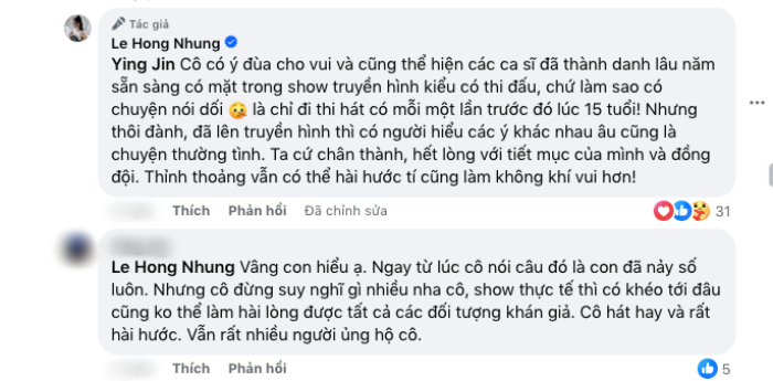 Hồng Nhung lên tiếng khi khán giả nhắc nhở thái độ trịch thượng ở &quot;Chị đẹp đạp gió rẽ sóng&quot; - Ảnh 3.