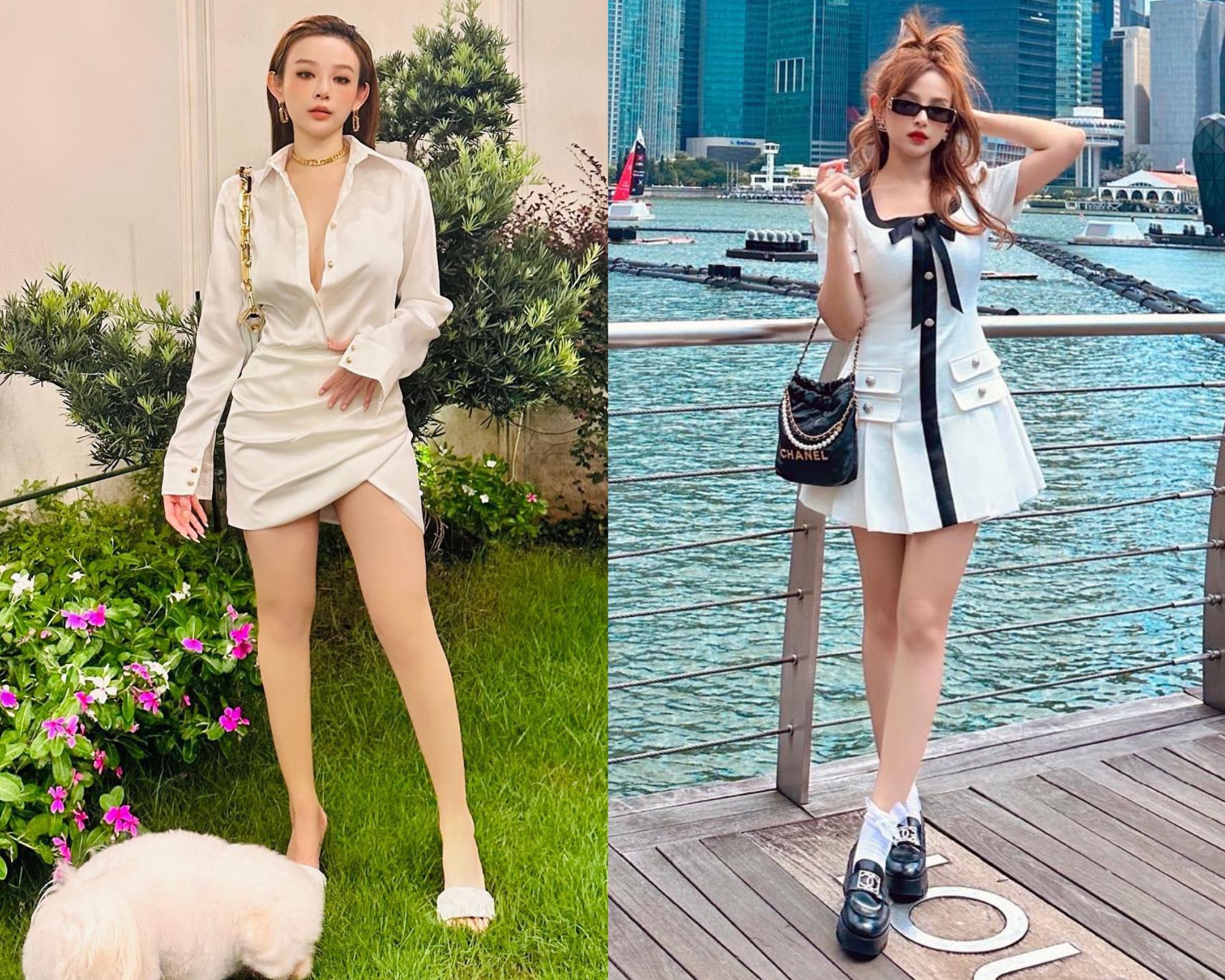 Sở hữu chiều cao 1m57, chị đẹp Huyền Baby mặc gì để tôn dáng? - Ảnh 3. Sở hữu chiều cao 1m57, chị đẹp Huyền Baby mặc gì để tôn dáng? - Ảnh 3.