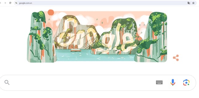 Google vinh danh vịnh Hạ Long - Ảnh 1. Google vinh danh vịnh Hạ Long - Ảnh 1.