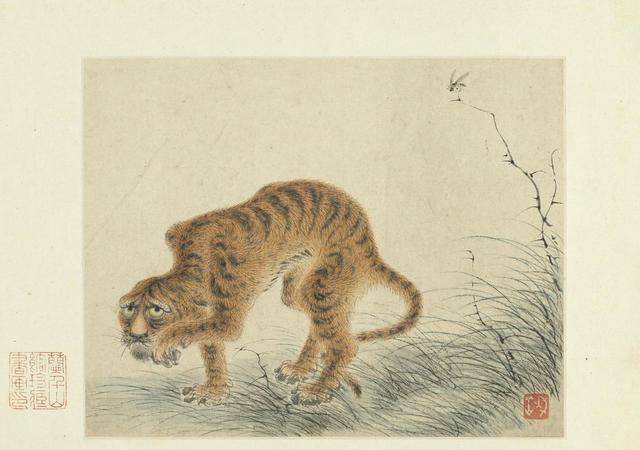 Cố cung lưu giữ bức tranh kỳ lạ vẽ con hổ ốm đói, hậu thế khó hiểu, chuyên gia phóng to tìm thấy chân tướng- Ảnh 1.