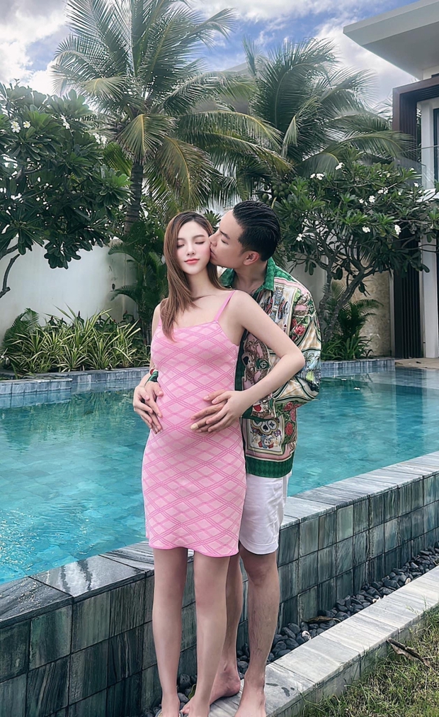 Sao nữ Vbiz khoe bộ ảnh mới và nhan sắc thăng hạng bên chồng khi bầu song thai - Ảnh 4. Sao nữ Vbiz khoe bộ ảnh mới và nhan sắc thăng hạng bên chồng khi bầu song thai - Ảnh 4.