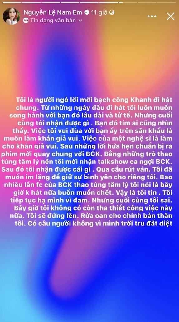 Nam Em tuyên bố bị FC Bạch Công Khanh đâm sau lưng, quyết không tha cho ai &quot;hại&quot; chồng tương lai - Ảnh 2.