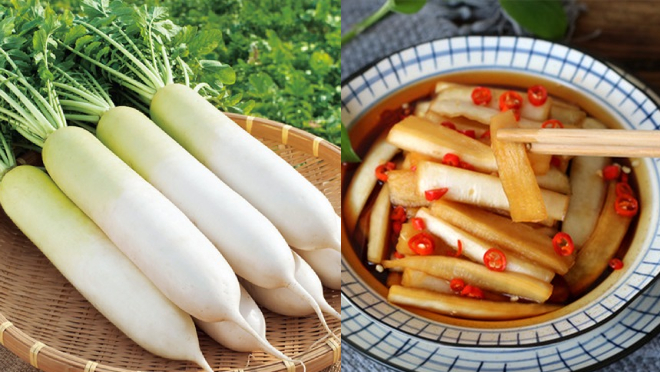 Lá củ cải trắng chứa nhiều dinh dưỡng cần thiết cho cơ thể