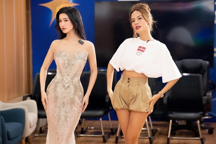 Nữ siêu mẫu đứng sau thành công của Á hậu Ngọc Hằng, Phương Nhi khi thi quốc tế - Ảnh 2.
